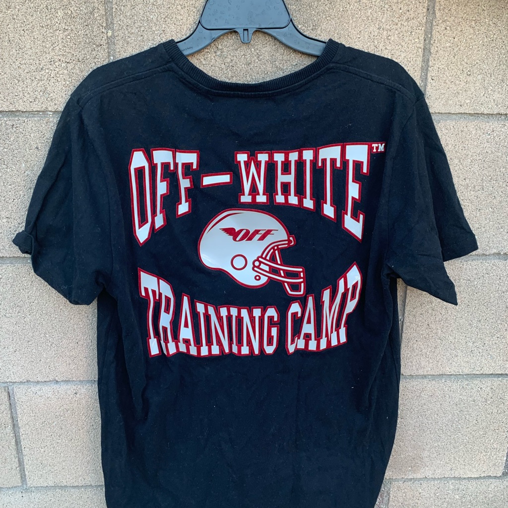 Off-White Virgil Abloh Training Camp Tee Shirt